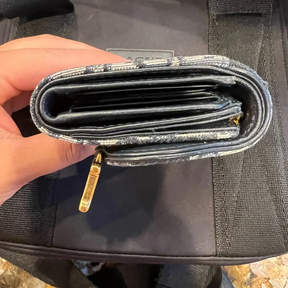 Dior medium saddle wallet